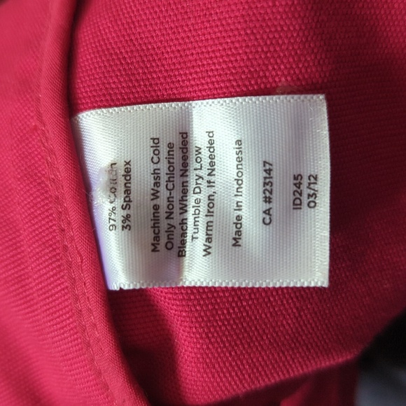 Talbots Cotton Fuchsia Gold Button Jacket - Picture 15 of 15